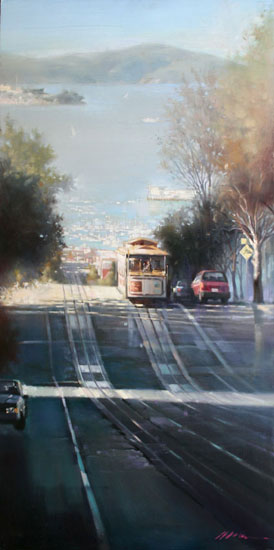 image if San Francisco Bey View painting by Jian Wu